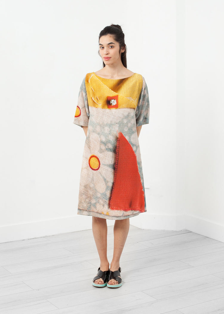 3/4 Sleeve Kimono Dress. f