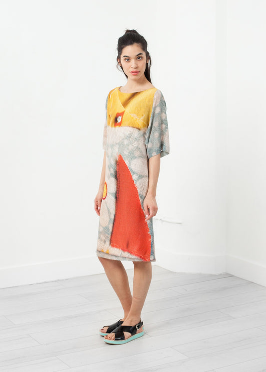 3/4 Sleeve Kimono Dress. f